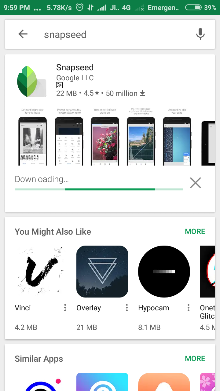 snapseed android app download